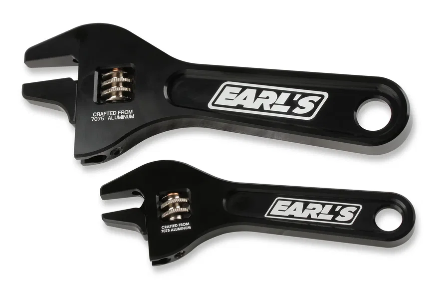 2-Piece Aluminum Adjustable AN Wrench Set