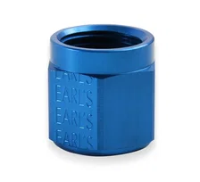 Auto-Crimp Hose End - Straight - Size -8 - Blue image 3