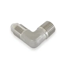 90 Degree Elbow Male AN -3 to 1/8" NPT - Stainless Steel image 3