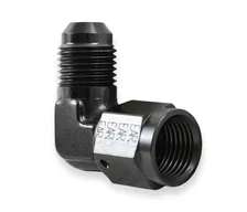 90 Degree -12 AN Male to -12 AN Female Swivel image 3