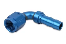 Auto-Crimp Hose End - 90 Degree - Size -16 - Blue image 1