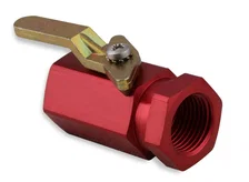 Aluminum Shut-Off Valve - Red image 4