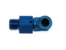 90 Degree -6 AN Male to 12mm x 1.5 Swivel image 3