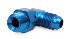 90 Degree -6 AN Male to 5/8"-18 Inverted Flare Male Swivel image 3