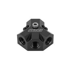 Distribution Block 8 AN O-Ring Inlet x (3) 6 AN O-Ring Outlets image 2