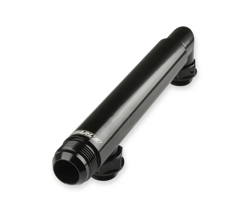 Adjustable Coolant Cross-Over Tube -16 AN x(2) -12 AN O-Ring Port Swivels
