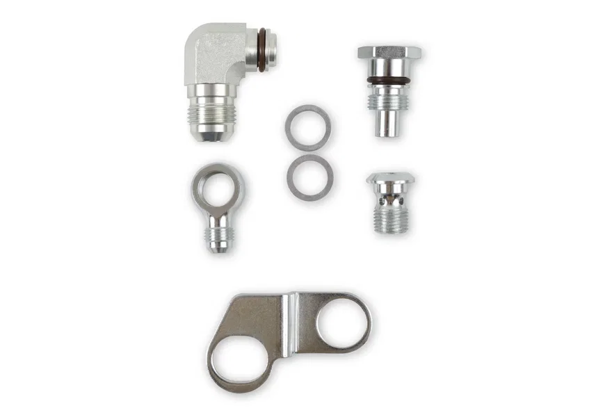 Remote Reservoir Adapter Kit for Saginaw Type II Power Steering Pumps