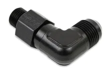 90 Degree -8 AN Male to 9/16"-18 Swivel image 3