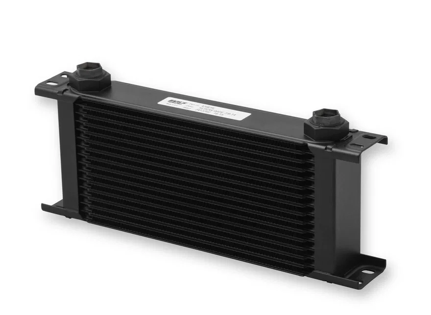 UltraPro Oil Cooler - Black - 16 Rows - Wide Cooler