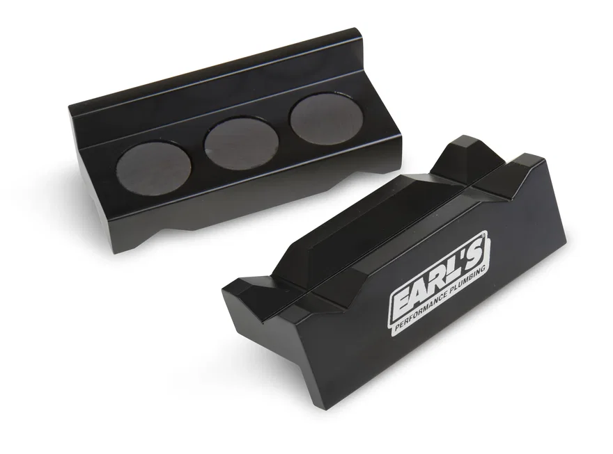 4" Black Nylon Vice Jaws