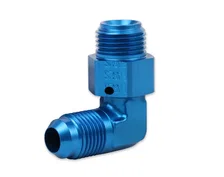 90 Degree -6 AN Male to 5/8"-18 Inverted Flare Male Swivel image 5