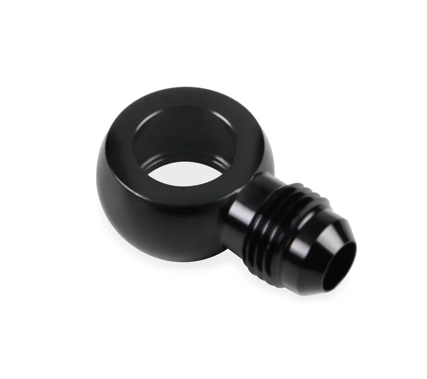 6 AN Male to 9/16" Banjo - Black