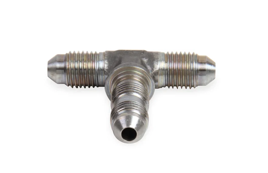 6 AN Bulkhead Tee - Stainless Steel