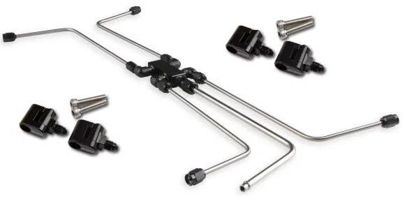 LS Steam Tube Kit with Stainless Hard Line Tubing and Steam Vent Adapters