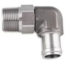 90 Degree 3/4" Hose to 1/2" NPT Male Elbow - with Swivel image 1