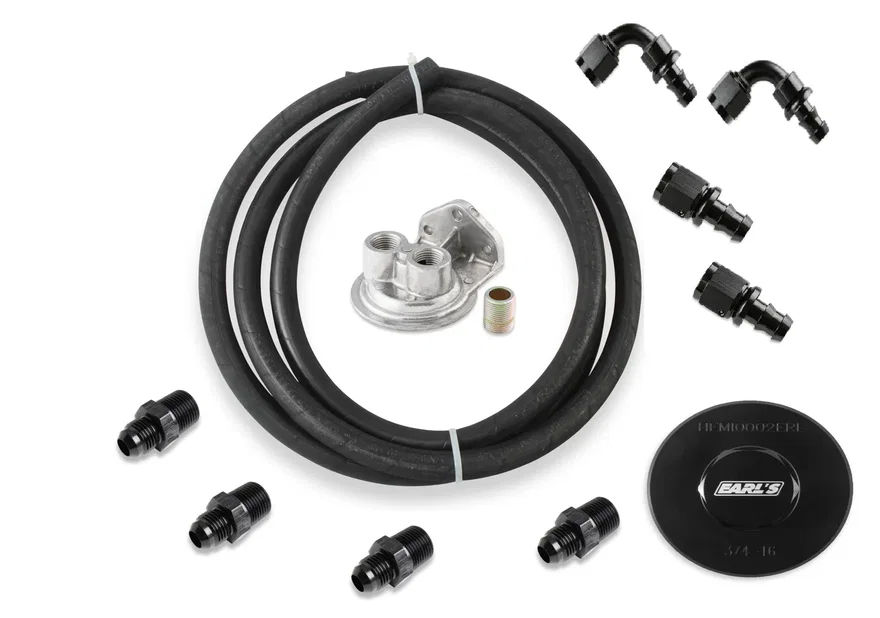 Oil Filter Relocation Kit - Mopar Gen III Hemi - Fits 3/4"-16 Filters