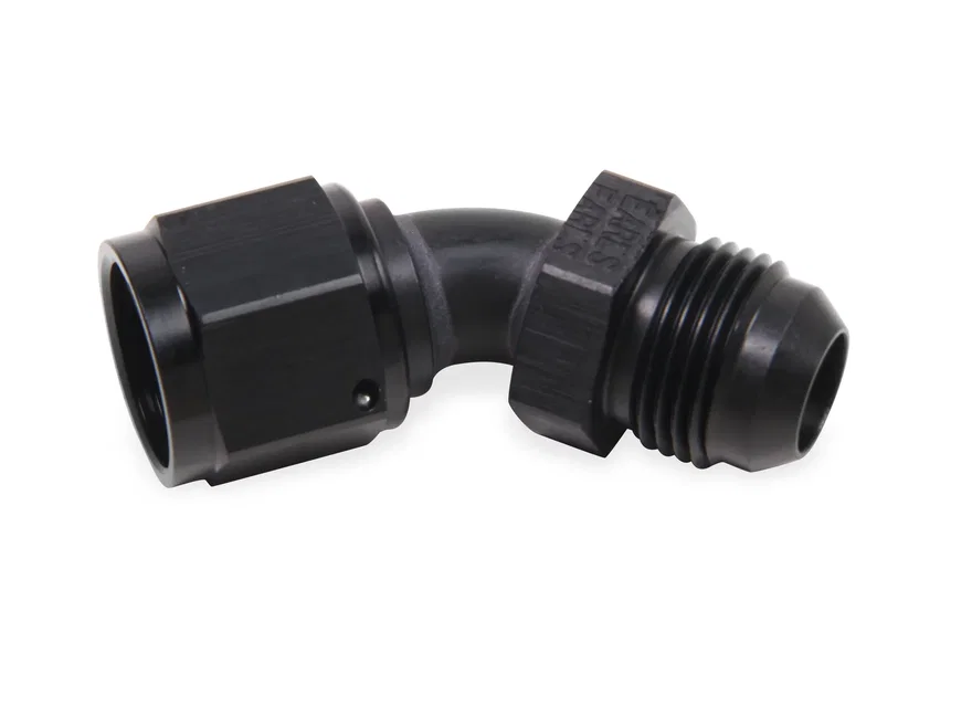 45 Degree -8AN Male to -8AN Female Swivel