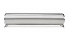 28in FLO Tank - Raw end caps with brushed tube (Includes two mounting brackets) image 1