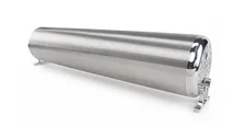 28in FLO Tank - Raw end caps with brushed tube (Includes two mounting brackets) image 3