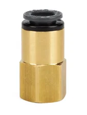 Straight Female - 1/4 in.  FNPT x 3/8 in.  PTC - DOT - SMC # KV2F11-35 image 2