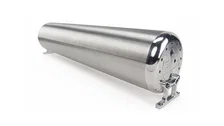 28in FLO Tank - Raw end caps with brushed tube (Includes two mounting brackets) image 2