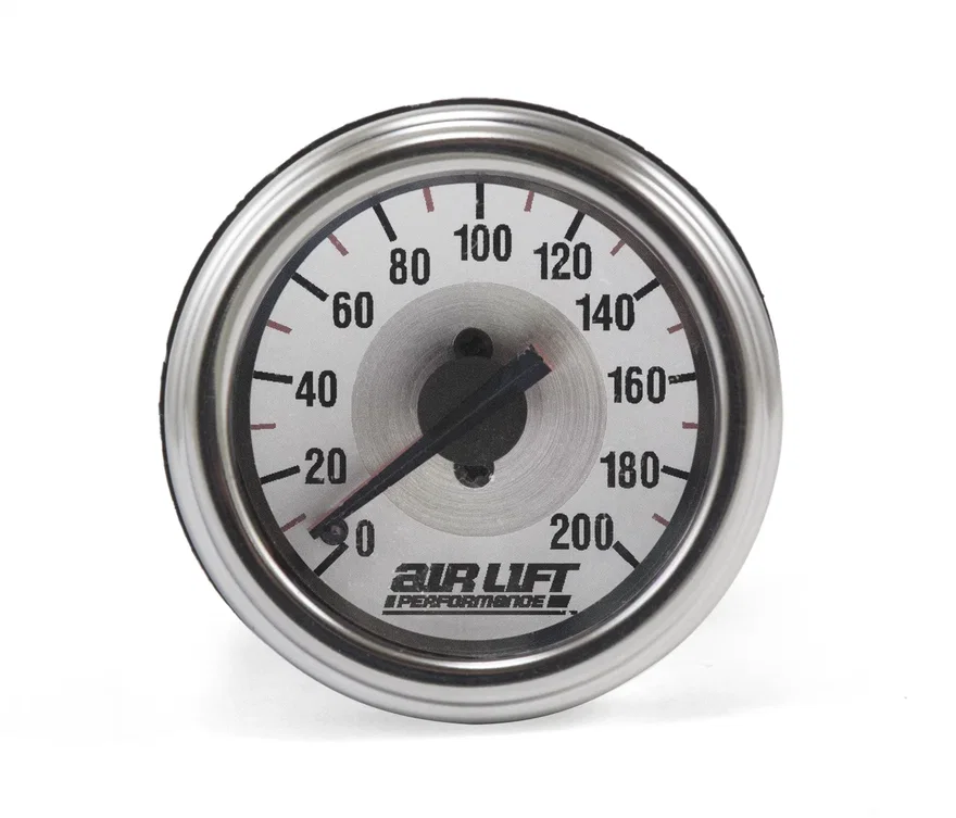 Dual Needle Air Gauge; 200 PSI;