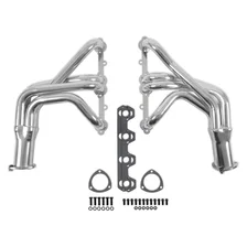 Long Tube Header - Ceramic Coated for Chevrolet Corvette image 1
