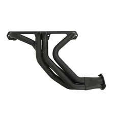 Long Tube Header - Black Paint for Jeep image 4