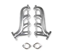 LS Swap Exhaust Manifolds - Silver Ceramic Finish image 1