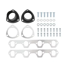 Long Tube Header - Black Paint for Ford F-100 image 7
