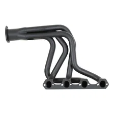 Long Tube Header - Black Paint for Ford F-100 image 5
