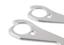 Header Gaskets - Aluminum-Layered - 262-400 Chevrolet Small Block Gen I 1955-91 image 2
