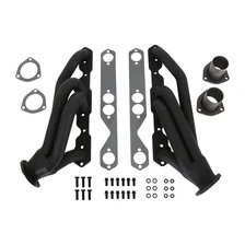 Shorty Headers - Black Painted image 1
