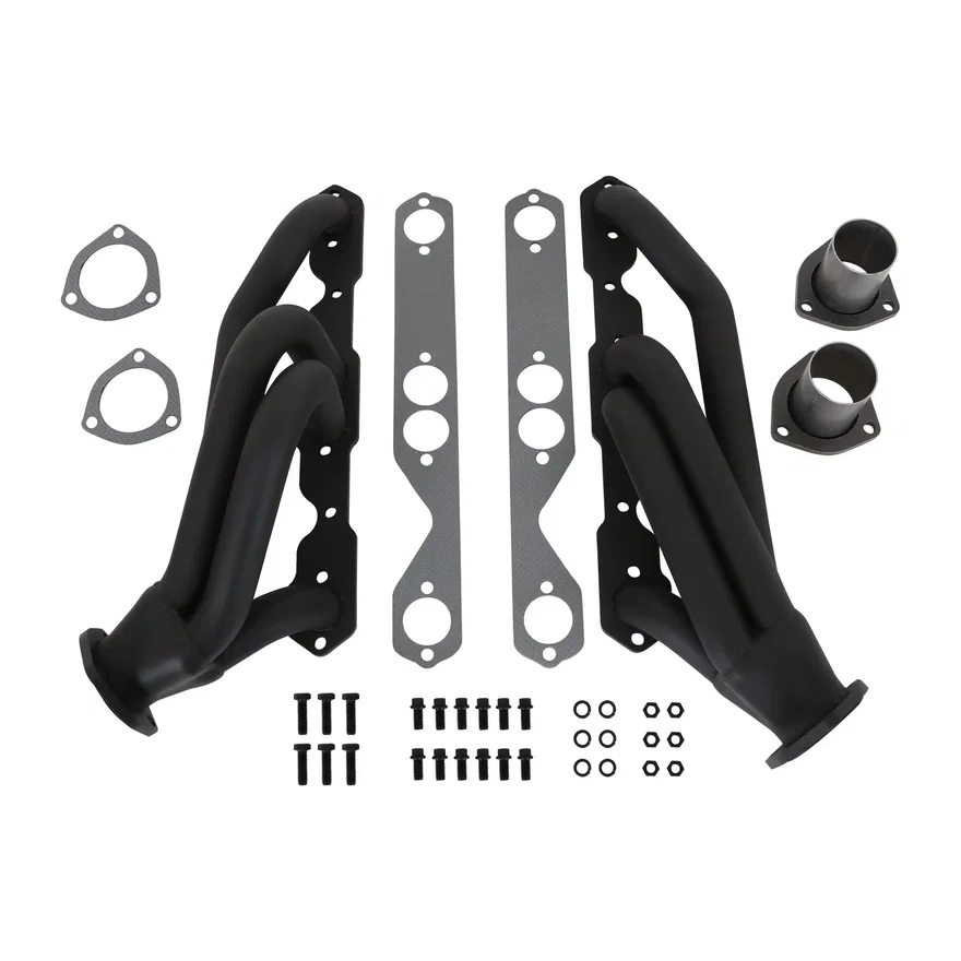 Shorty Headers - Black Painted