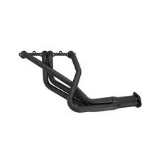 Long Tube Header - Black Paint for Chevrolet image 3