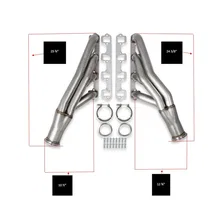 Small Block Ford Turbo Headers - Ceramic Coated image 2