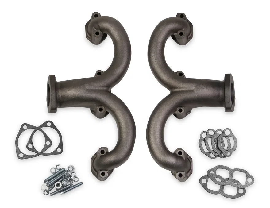 Rams Horn Exhaust Manifolds - Natural "Uncoated"