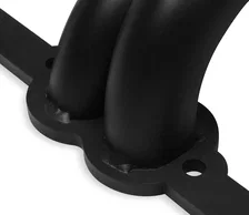 Long Tube Header - Black Paint for Chevrolet Corvette image 2