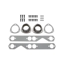 Long Tube Header - Black Paint for Chevrolet Chevy II image 7