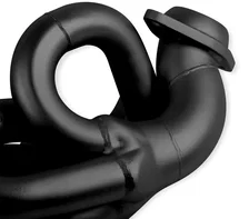 Shorty Headers - Black Painted for Ford Mustang image 3