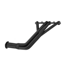 Long Tube Header - Black Paint for Chevrolet image 2