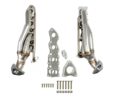 Shorty Headers - Natural Finish for Toyota image 1