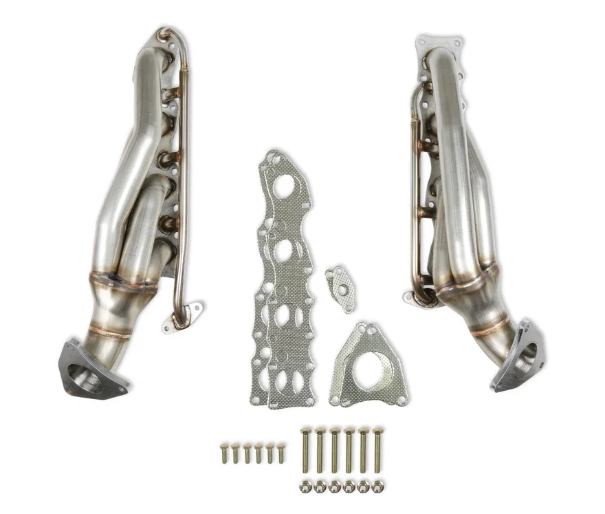 Shorty Headers - Natural Finish for Toyota