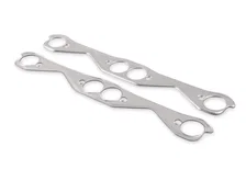 Header Gaskets - Aluminum-Layered - 262-400 Chevrolet Small Block Gen I 1955-91 image 3
