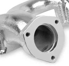 Rams Horn Exhaust Manifolds - Chrome image 2