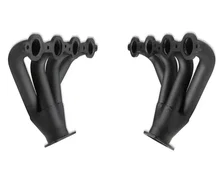 Tight Fit Block Hugger Headers - Black Paint image 5