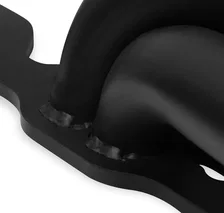Long Tube Header - Black Paint for Pontiac image 4