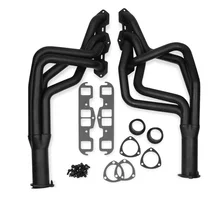 Long Tube Header - Black Paint for Oldsmobile image 1