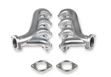LS Swap Exhaust Manifolds - Silver Ceramic Finish image 2