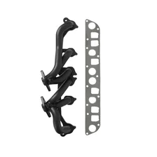 Shorty Header - Black Painted for Jeep image 1